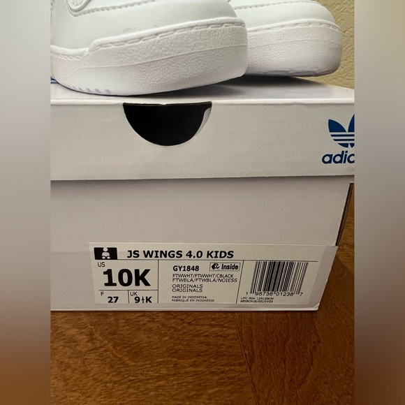 Adidas toddler 10k JEREMY SCOTT high tops WHITE - Picture 4 of 9